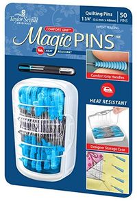 Taylor Seville Spelden met Grip Magic Pins - 50 stuks - blauw/groen