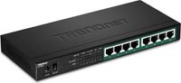 TRENDnet TPE-TG84 Gigabit Ethernet Switch | 8 poorten | 8x PoE+ | 120W | Zwart
