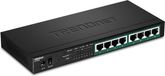 TRENDnet TPE-TG84 Gigabit Ethernet Switch | 8 poorten | 8x PoE+ | 120W | Zwart