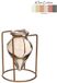 Vase Breeze vert/8721grijs H11cm