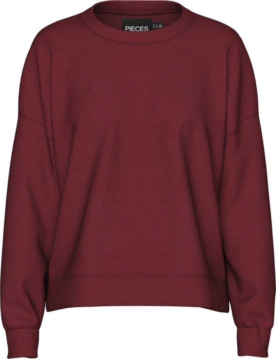 Pieces PCCHILLI LOOSE FIT Sweatshirt Tawny Port