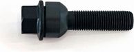 H&R Wielbout bolkonisch met beweegbare ring R16 M14x1.50 - Lengte 68mm - Zwart