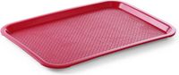 HENDI Medium fastfood dienbladen – rood – 305x415x20 mm – polypropyleen