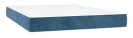 VidaXL Matelas à ressorts ensachés individuel/taille réelle Medium/ferme Bleu, Blanc Polyester 1400 mm x 1900 mm x 200 mm