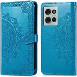 imoshion Mandala Bookcase - Geschikt voor Motorola Moto G75 5G - Turquoise