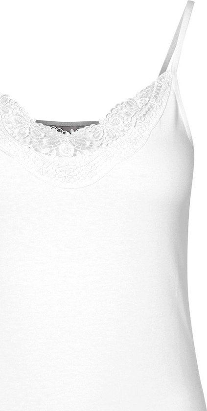 Vero Moda VMINGE LACE SINGLET NOOS Women's Singlet - Size S - White