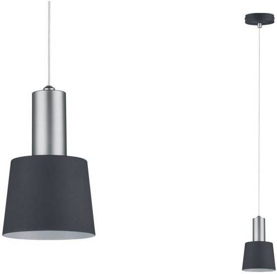 Paulmann Neordic Haldar-hanglamp-donkergrijs-chroom