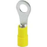 Phoenix Contact 3240029 cosse à œillet Section transversale (max.) : 6 mm² Diamètre de la tige : 6,50 mm Partiellement isolé Jaune 25 pièce(s)