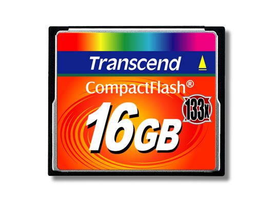 Transcend 16GB CompactFlash Card - 133x
