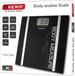 Beper 40.808A Bio Elektrische Weegschaal met Lichaamsanalyse (BMI, Botmassa, Gewicht, Vetpercentage) - Zwart