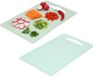 PLASTICFORTE Planche à découper de cuisine - 2x - vert menthe - 36 x 24 cm - plastique
