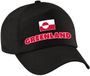 Bellatio Decorations Pet - Zwart - Groenland - Landen Thema