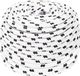 vidaXL - Boottouw - gevlochten - 10 mm x 25 m - polyester - wit
