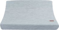 Baby's Only Gebreide baby aankleedkussenhoes - Waskussenhoes - Overtrek verzorgingskussen Cloud - Grijs - 45x70 cm