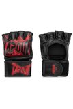 Tapout MMA-handschoenen Pro MMA Fight Leer Zwart/Rood S/M
