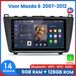 Awesafe Autoradio 6GB+128GB met Carplay en Android auto - Geschikt Voor Mazda 6 2007 t/m 2012 - Radio scherm met Navigatie GPS - 8 Kern V1PRO Versie - Draadloos Apple Carplay & Android - Ondersteuning BOSE systeem - 2007 2008 2009 2010 2011 2012