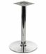 STEMA NY-B005/72 - Base de table chromée - Ø46 cm - Pieds réglables - Fonte lourde