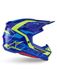 Alpinestars S-M7 Deed Blauw Geel Crosshelm - Helm