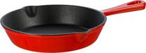 Kamado Grand Feu Fonte Émail Rouge 15,5 cm