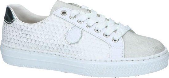 Rieker Witte Veterschoenen - Dames - Maat 38 - Wit - Lente/Zomer 2019