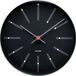 Arne Jacobsen Bankers horloge mural Noir - Ø 21 cm