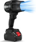 GelldG Mini föhn - Draadloze turbinebladblazer - Met oplader - Draagbaar - Handbladblazer - Luchtdrukbladblazer - Geschikt voor het wegblazen van gevallen bladeren, stof en sneeuw.