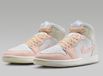 Nike Air Jordan 1 Mid SE Sneakers Heren Beige Groen Wit