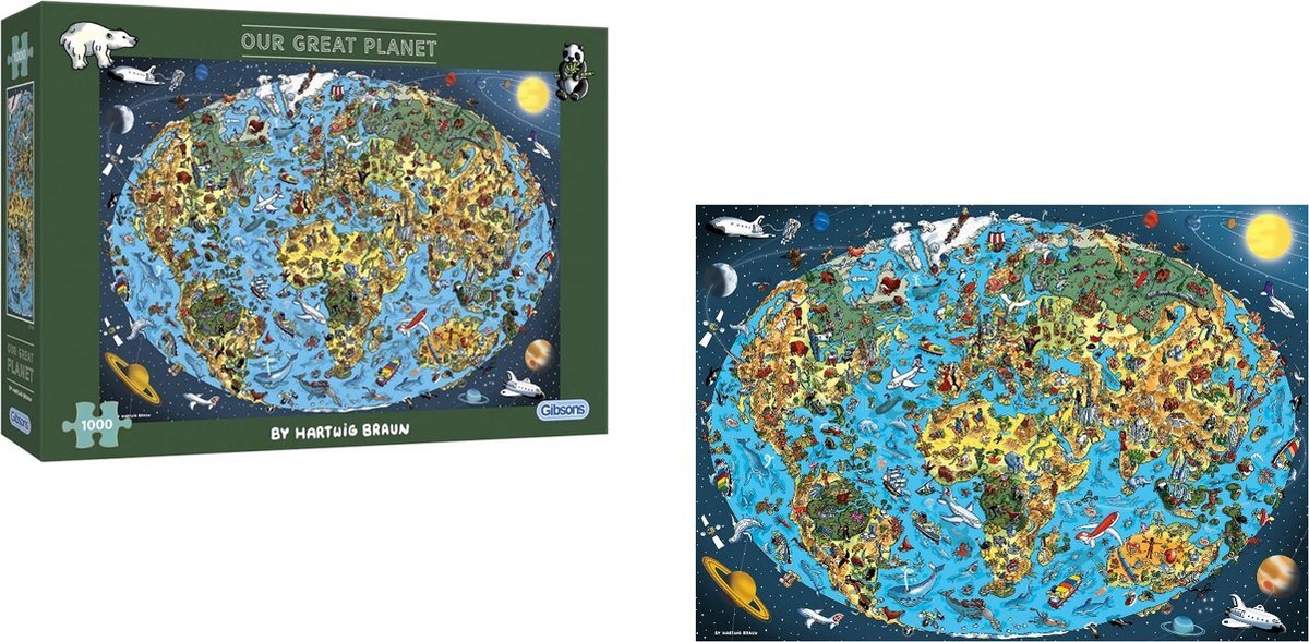 Gibsons G7110 Planeet 1000 stuk puzzel