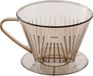 Ibenzoa® Porte-filtre à café – Taille de filtre 2, pour 2 tasses, plastique