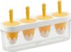 Sans marque Moules à sucettes glacées en silicone, multicolore, œuf