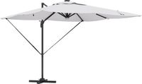 vidaXL Roma Parasol Beige 286 x 284 x 270 cm Aluminium en Polyester