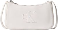 Calvin Klein Bold Ck Mini Bag Schoudertas Dames Wit
