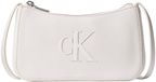Calvin Klein Bold Ck Mini Bag Schoudertas Dames Wit