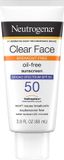 Neutrogena Clear Face Liquid Sunscreen Lotion SPF 50