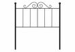Matris Smeedijzeren hoofdbord Palacio voor een 90 cm bed zwart 98x125x4