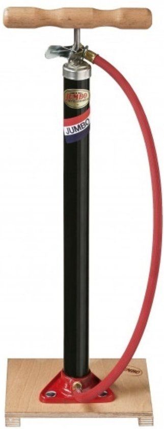 Jumbo FA2301D Fietspomp op plank - Zwart - Handmatig - 11 bar