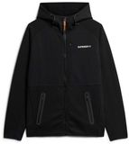 Superdry Tech hoodie met logo, rits en losse pasvorm - Heren - Hoodies