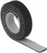 DeLOCK Klittenband rol - lengte 1m / breedte 13mm - zwart