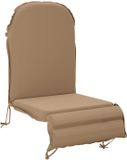 vidaXL - Zon - Ligzitzak - Kussen - GEMERT - 100% - Polyester - Taupe