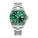 ROAMER Datum horloge Premier Mannen Polshorloge Staal Zilverkleurig/Groen