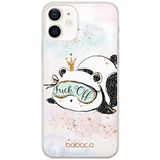 ERT GROUP mobiel telefoonhoesje voor Apple iPhone 12 Mini Babaco patroon Panda 001