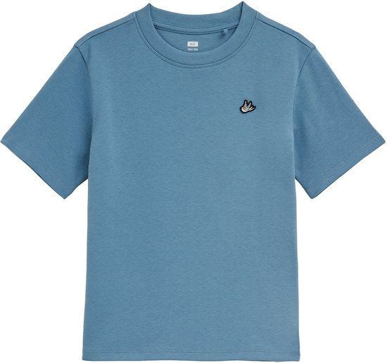 WE Fashion Jongens T-shirt Blauw 110/116