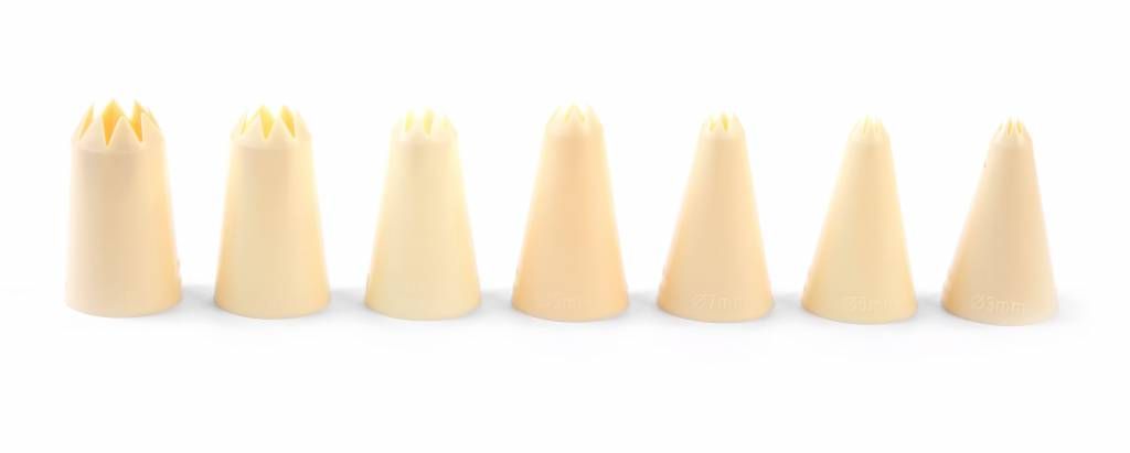 Hendi Spuitmondjes | Set 7 | Nylon Kartel | Ø8,10,12,14,16,18,20mm