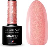 Claresa UV/LED Gellak 5ml Fallin' Love 10 Rosé Goud Glitters
