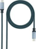 NANOCABLE USB-kabel USB 3.2 Gen 2x2 3 m USB C Zwart, Grijs
