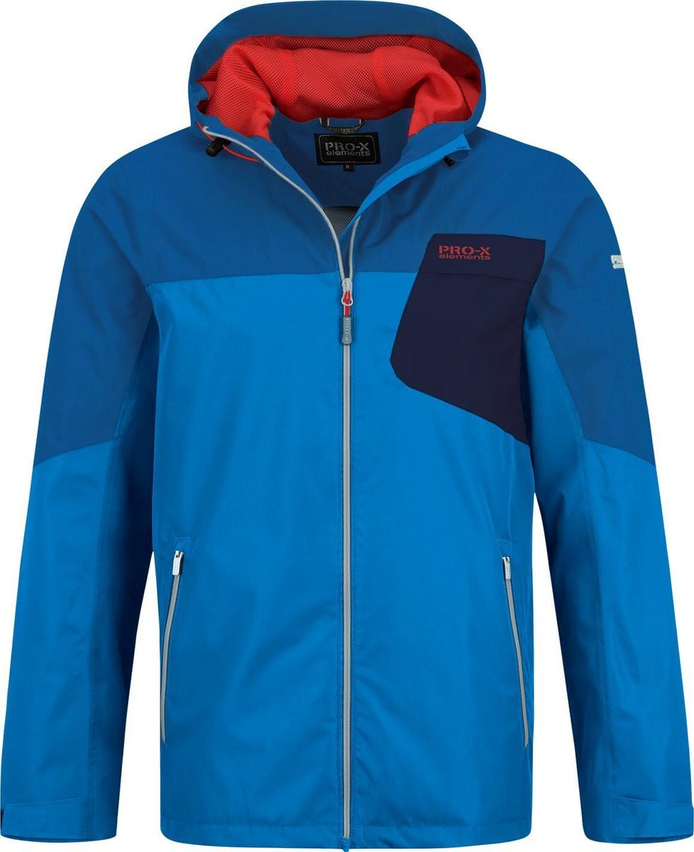 Pro-x Elements Pro-X Elements - PXE lichtgewicht regenjas voor heren - Mason - Blauw - maat XXL