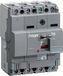 Hager x160 - Automatische schakelaar x160 4p4d 40ka 125a tm instelbaar vast/o