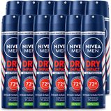 Nivea Men Dry Impact Déodorant Spray 12 x 150 ml
