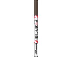 Maybelline - Build-a-Brow - Wenkbrauwpotlood/-gel - voor elk type wenkbrauw - cre&#235;ert natuurlijke, vollere wenkbrauwen in slechts 2 stappen - Black Brown