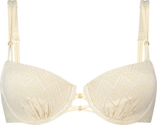 Hunkemöller Bikinitop Crochet Wit Maat 75B